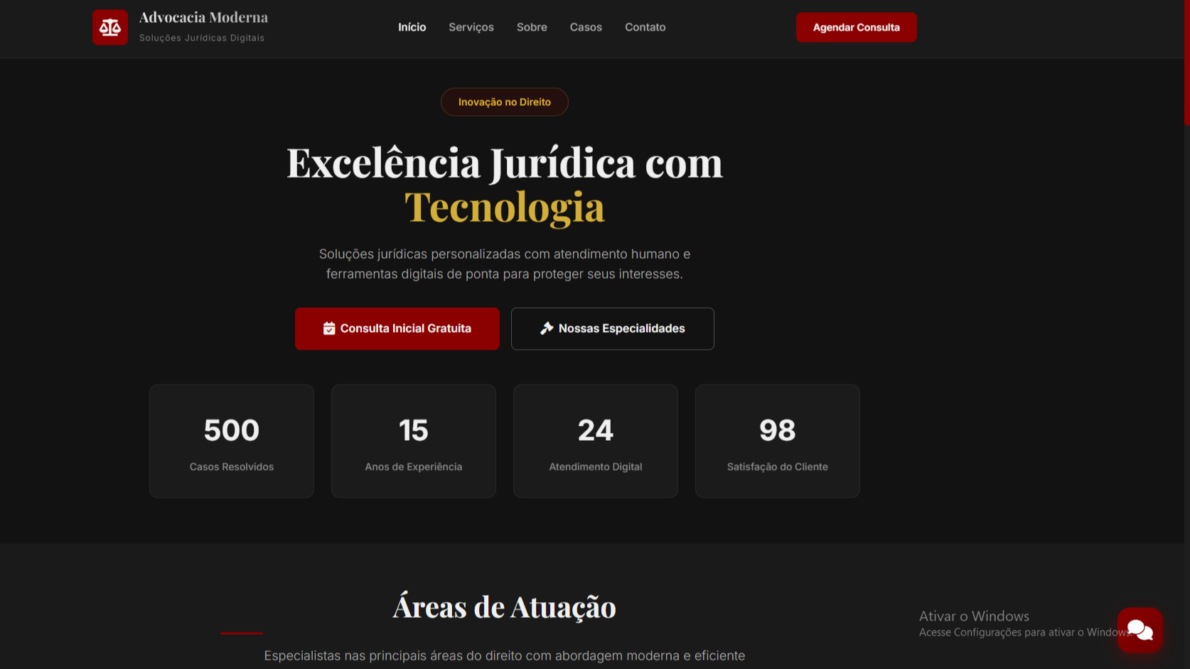 Escritório Advocacia Moderna